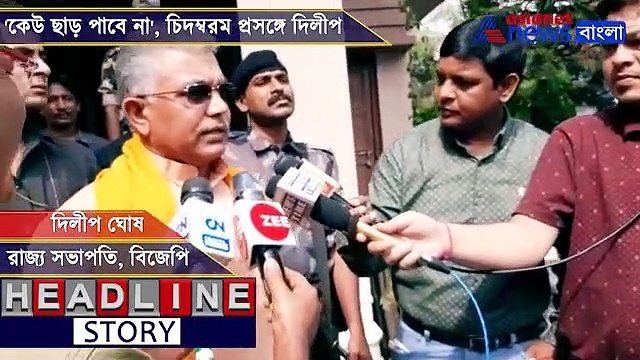 কেউ ছাড় পাবে না,চিদম্বরম প্রসঙ্গে মন্তব্য় দিলীপের