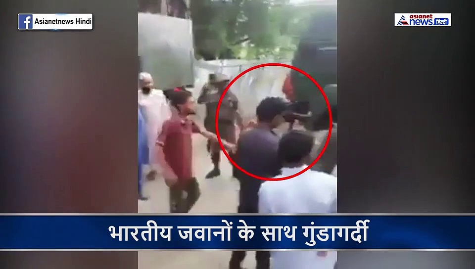 सरहद पर देश की रक्षा के लिए जा रहे थे जवान...रास्ते में रोका और लाठी लेकर पहुंचे लोग