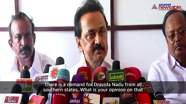 Demand for Dravida Nadu from all Southern states?