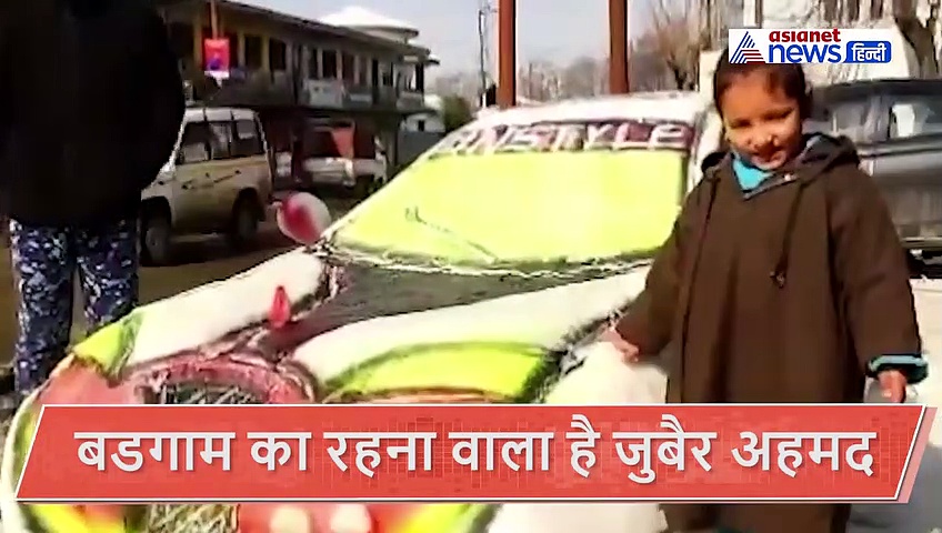 कश्मीरी लड़के ने बनाई स्नो कार, बोला मैं कुछ भी बना सकता हूं