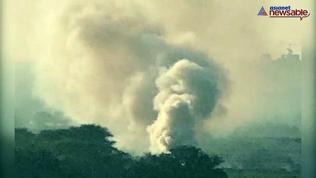 Bellandur lake fire: Even firefighters are no match for the blaze