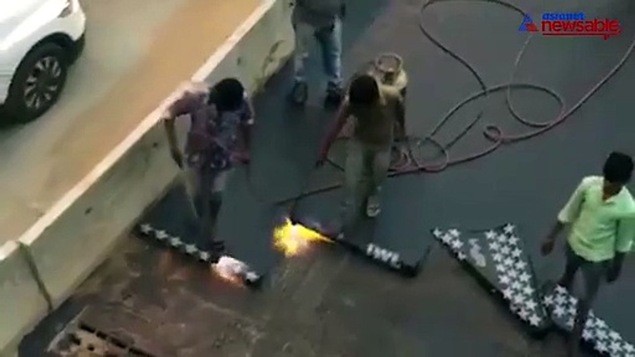Video: Rubber roads in Madiwala to avoid mishaps on Bengaluru roads
