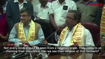 'BJP sees everything through the glasses of religious animosity' says Karnataka Chief Minister Siddaramaiah