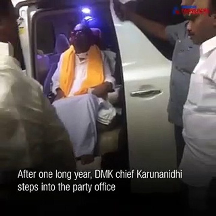 Among Guv and RK Nagar, DMK chief Karunanidhi too grabs headlines