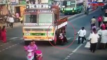 Tamil Nadu: Major accident prevented by a whisker, all thanks to the vigilant lorry driver