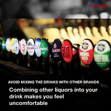 Tips to prevent throwing up after consuming alcohol