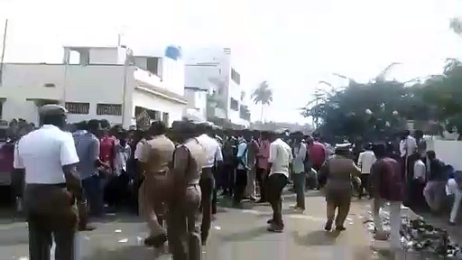 TN Bus Fare Hike: Tamil Nadu police beat up protesting students