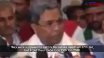 Karnataka Bandh: Is CM Siddaramaiah really behind it?