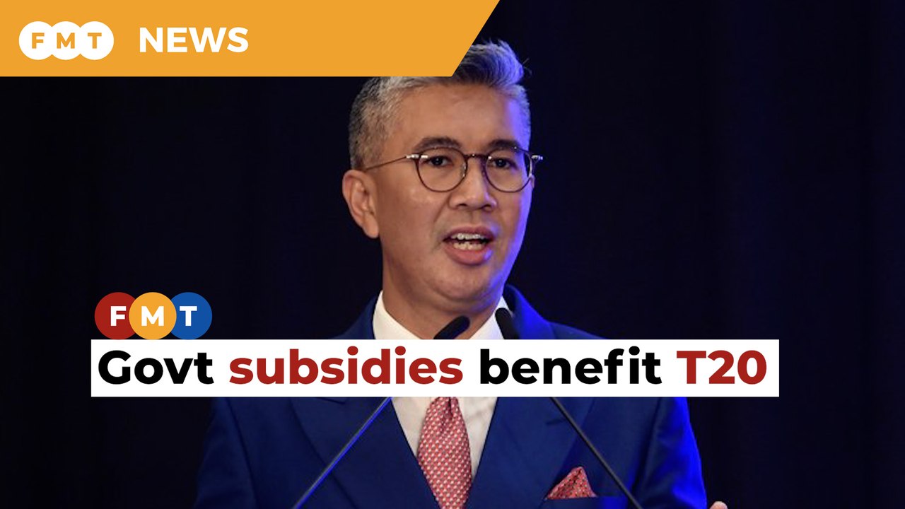 Large chunk of govt subsidies enjoyed by the rich, says Tengku Zafrul