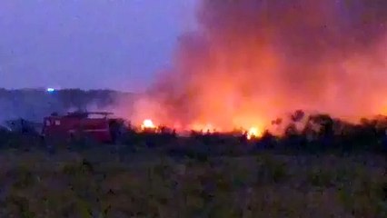 Bellandur Lake in  flames again, 500 army men douse fire
