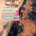13-year-old Dalit girl cleans drain, Karnataka gram panchayat turns a blind eye