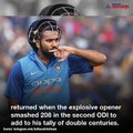 The double-ton hammer: Rohit Sharma hits his third 200+ runs, sets a new record