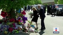 Biden visitó Buffalo para rendir homenaje a víctimas