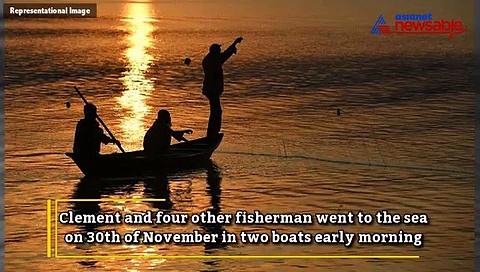 Fisherman survive from Cyclone Ockhi with a plastic can