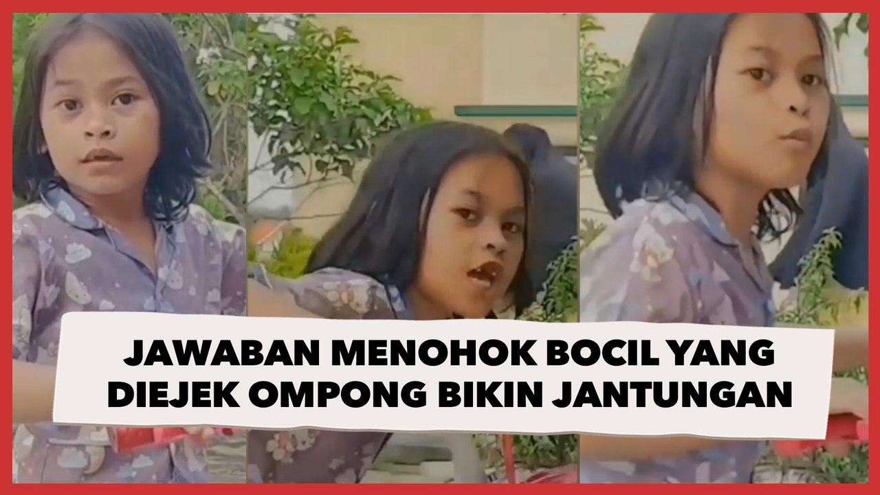 Jawaban Menohok Bocil yang diejek Ompong Bikin Jantungan