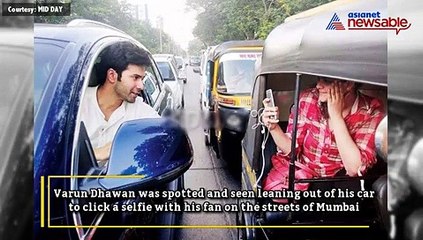 Varun Dhawan apologises for going out of his way through traffic to take a selfie with his fan