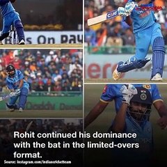 Rohit Sharma's blitzkrieg helps India win 14th series this year