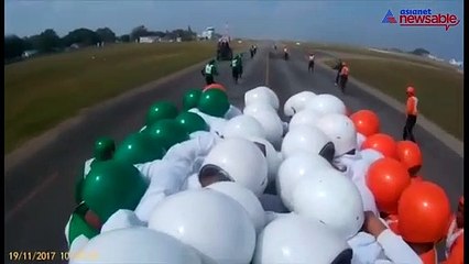 Bengaluru: Army tornadoes team beats own old record by riding with 58 men on 500cc Royal Enfield