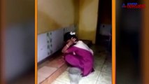 Shocking video: Girl students forced to clean toilets in government school