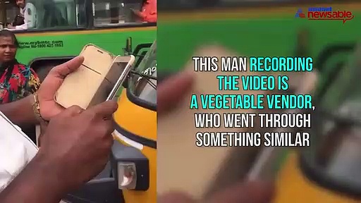 Bribe or fine This cop refused to produce a receipt for the fine he took