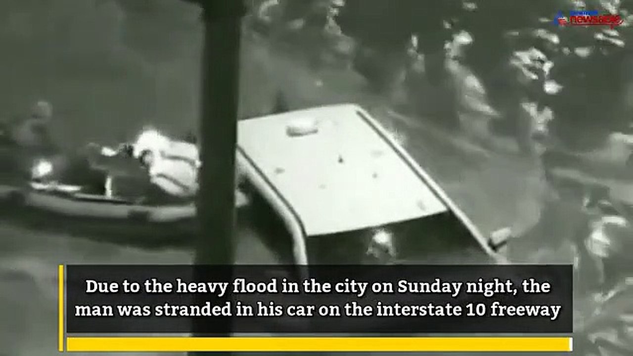 Watch: Dramatic rescue from flood caught on cam