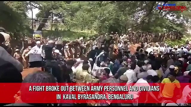 Fight breaks out between Army and civilians in Bengaluru
