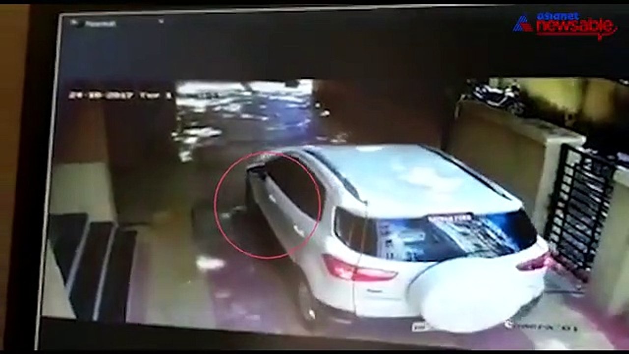 Shocking video: Suspected psycho booked for animal cruelty after ramming car into dog