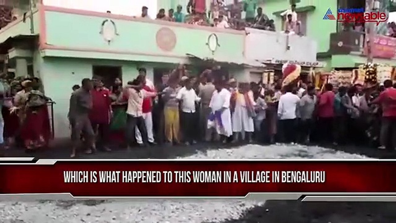 Woman attempts to walk on fire but fails miserably with several injuries