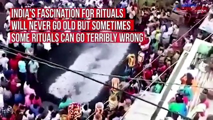 Video of a woman walking on fire goes viral for this reason