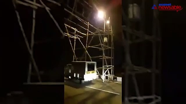 Horrifying Accident: Techie rams into a structure put up by the AIADMK in Coimbatore