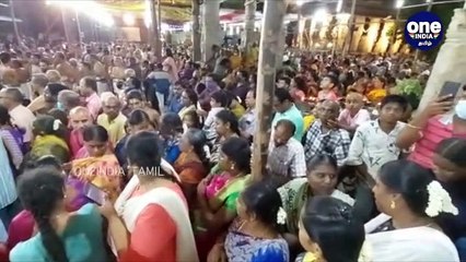 காஞ்சிபுரம் தேவராஜ பெருமாள் கோவிலில் வடகலை, தென்கலை பிரிவினருக்கு இடையில் ஏற்பட்ட மோதல்.