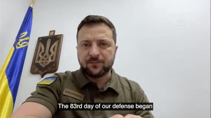 Ukrayna Devlet Başkanı Zelenskiy: "Rus füzeleri Lviv, Sumi, ve Çernigiv'i vurdu."