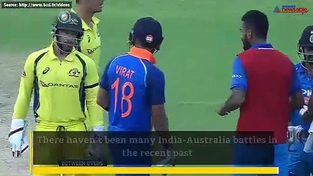 Watch: Pat Cummins attempted to unnerve Hardik Pandya, but the Indian all-rounder had the last laugh