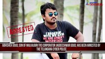 TRS corporator's son arrested for harassing girls online
