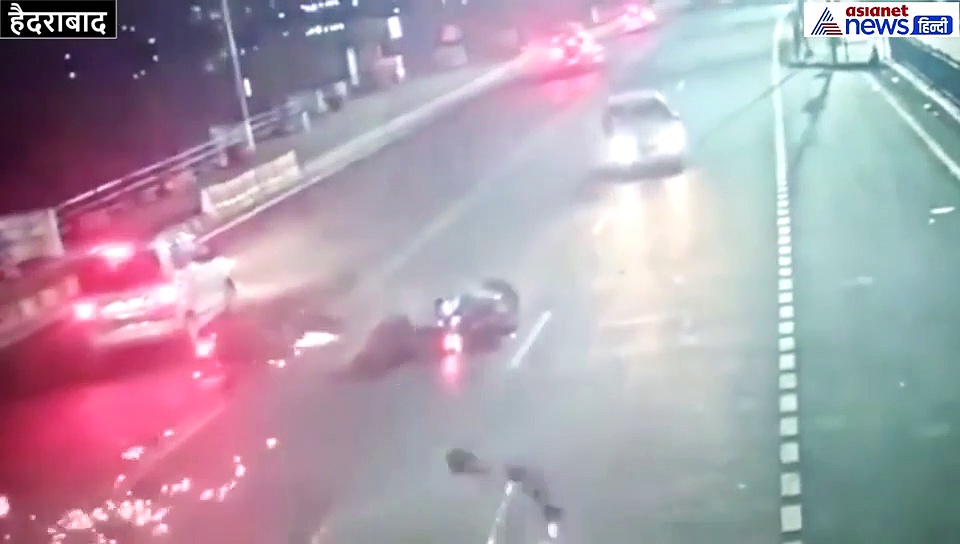 एक बाइक सवार की गलती से हुआ दर्दनाक हादसा, रोड क्रॉस करते वक्त आप ना करें ये गलती