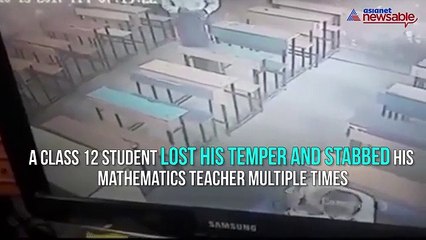 Haryana: Student brutally stabs maths teacher over low marks