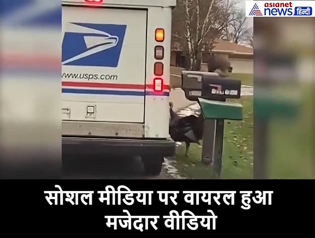 हफ्तों से पोस्टमैन का पीछा कर रही है यह टर्की, सोशल मीडिया पर वीडियो वायरल