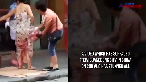 Woman gives birth on street, later walks like a boss with her groceries and the newborn
