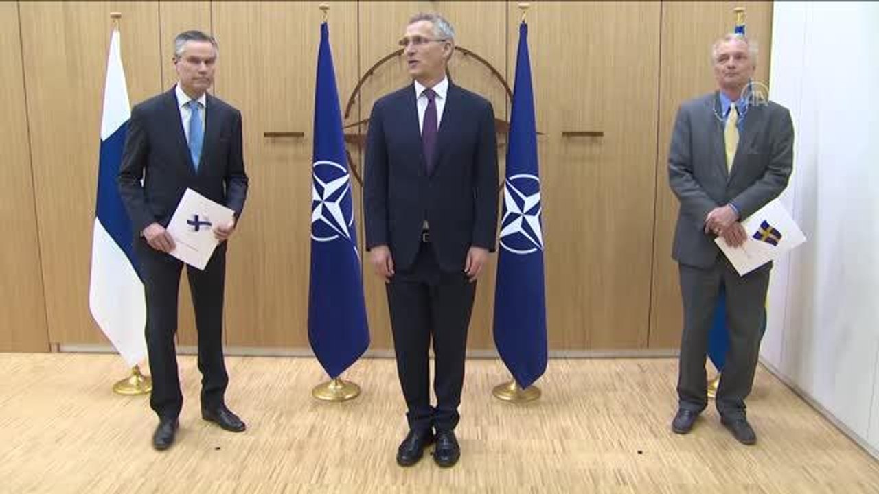 Finlandiya ve İsveç, NATO'ya resmi üyelik başvurularını yaptı