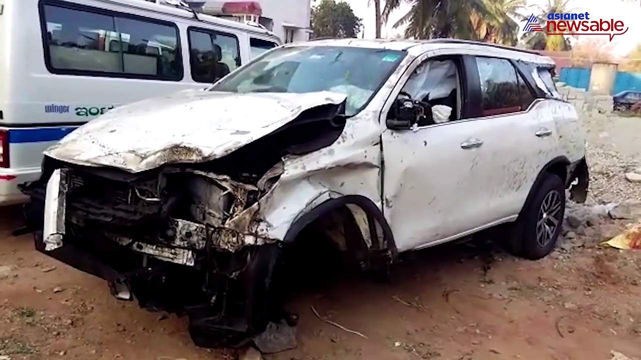 Chikmagalur MLA CT Ravi's car hits parked vehicle; 2 dead