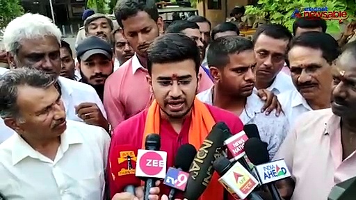 Tejasvi Surya thanks BJP for picking young karyakarta like him