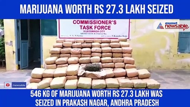 Andhra Pradesh Police seize marijuana worth Rs 27 lakh; 2 arrested