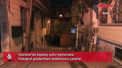 Kapkaç şoku kamerada