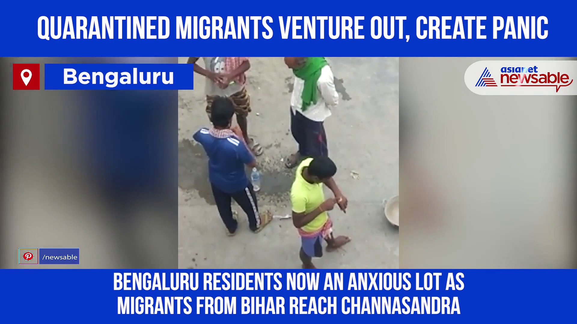 Coronavirus: Migrants try to wash off home quarantine stamp, create panic among Bengaluru residents
