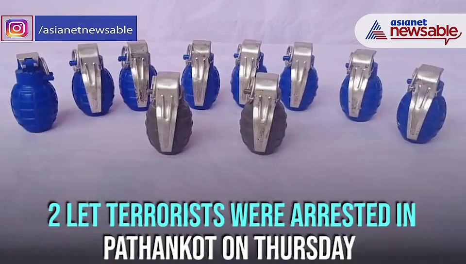 Punjab Police arrest 2 LeT terrorists in Pathankot; seize huge cache of arms, ammunition