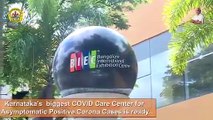 Karnataka CM inspects 10,100-bed COVID care centre