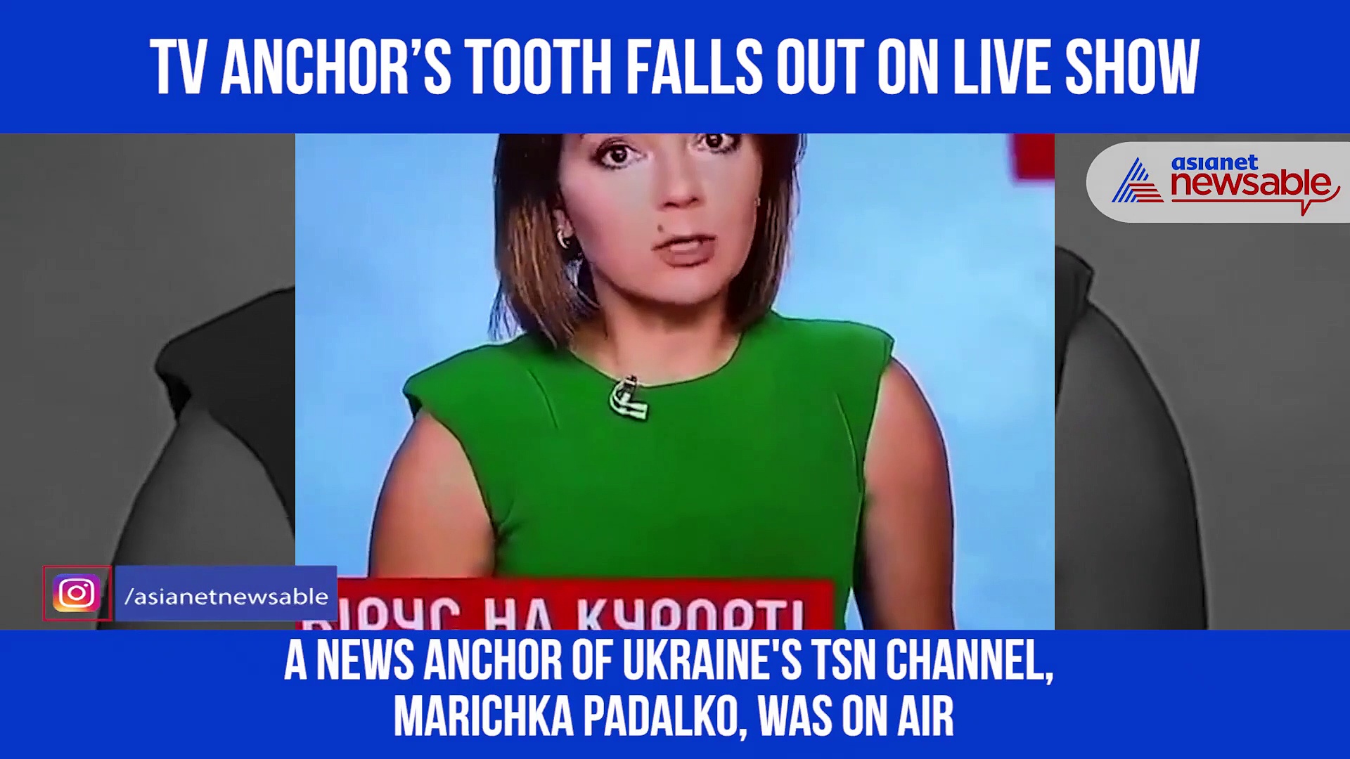 Watch: News anchor’s tooth falls out on live TV; video goes viral