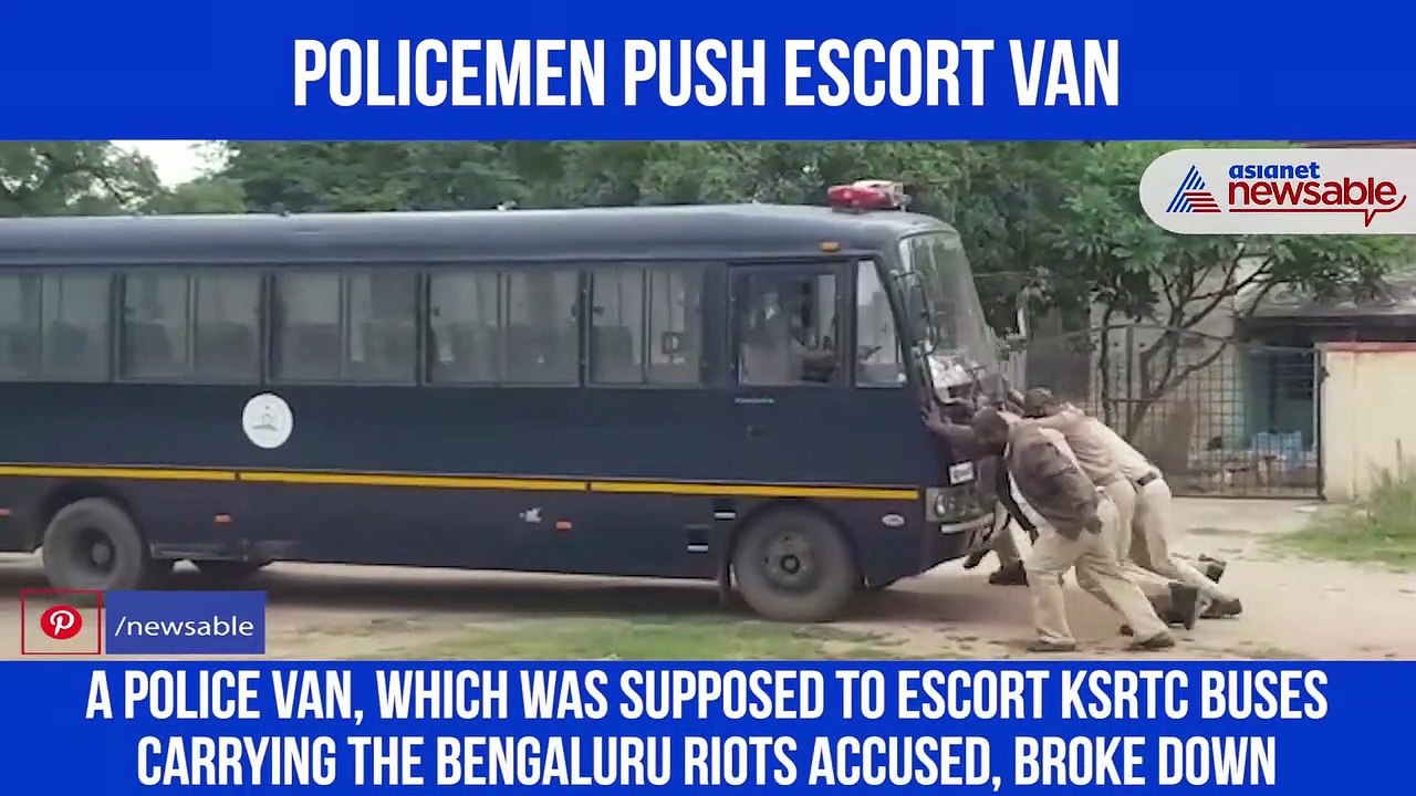 Police Escort Van