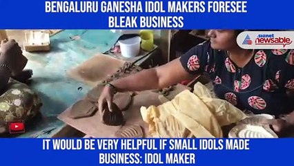 Bengaluru: Ganesha idol makers worry as COVID-19 pandemic casts shadow on business