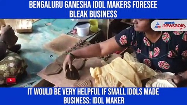 Bengaluru: Ganesha idol makers worry as COVID-19 pandemic casts shadow on business